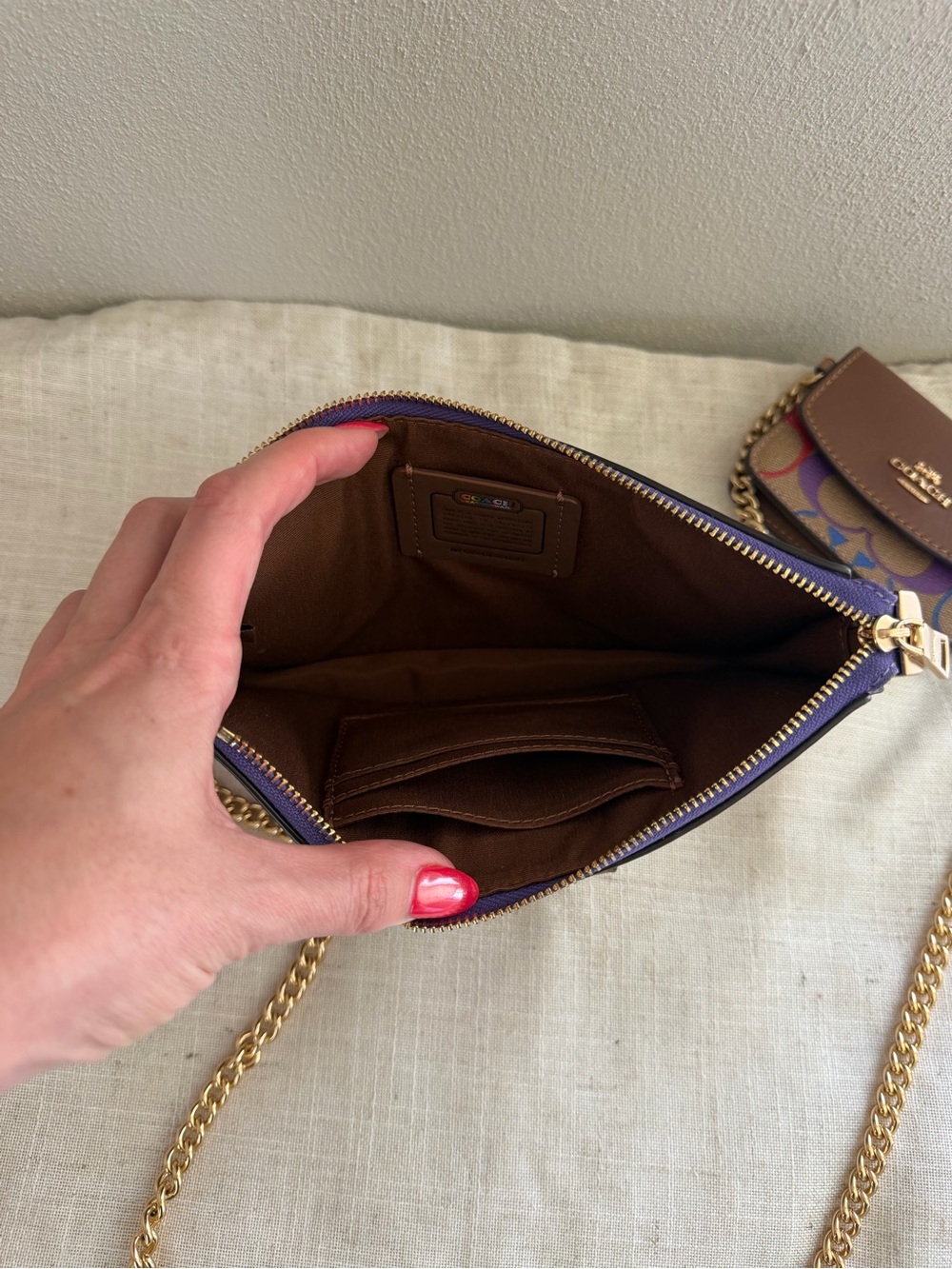 Coach Pride Poppy Crossbody with Wallet Card Case - Picture 4 of 7